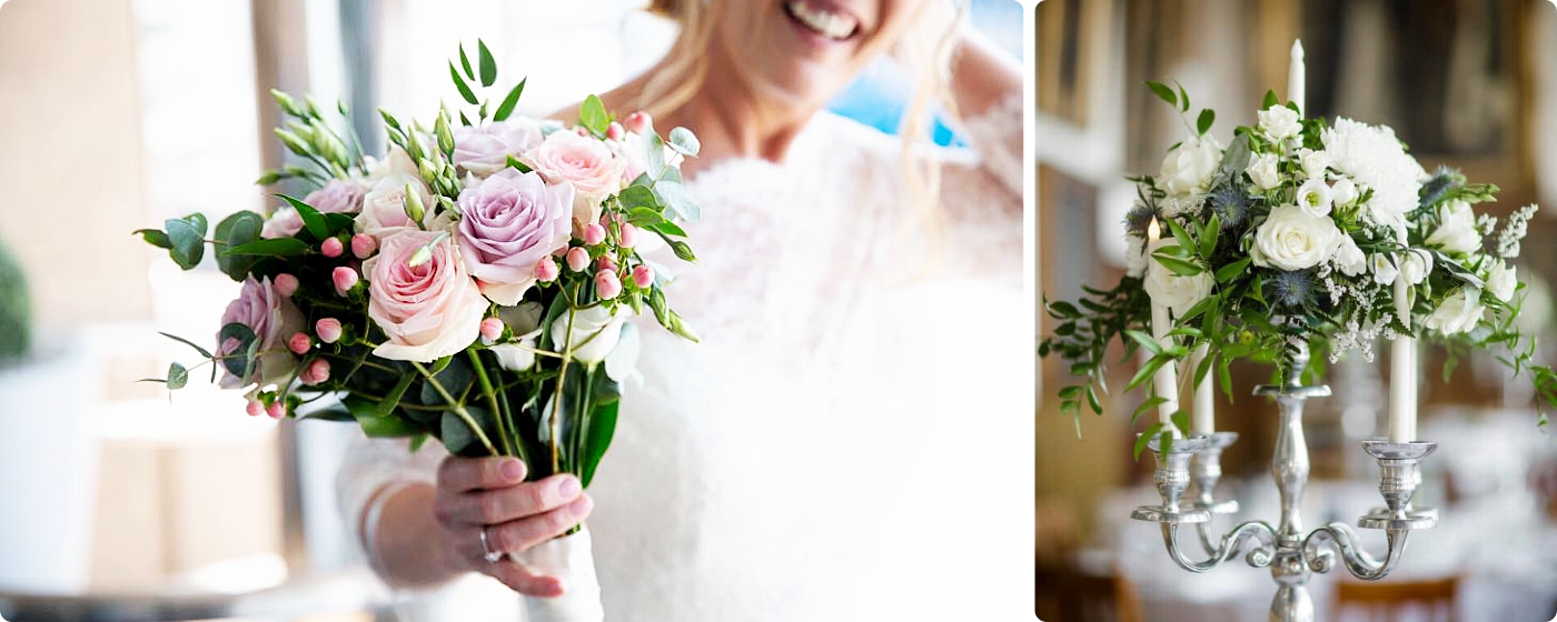 Wedding flowers from Carols Florist in Jersey